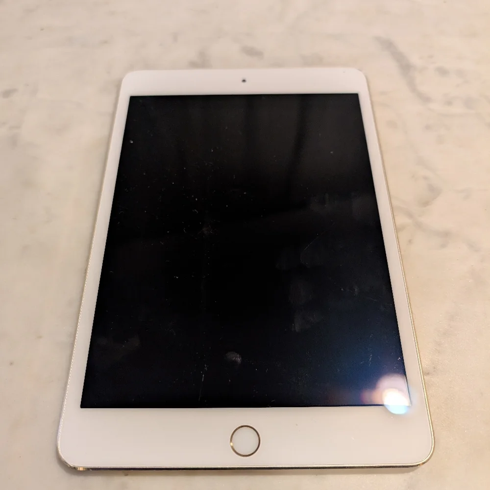 iPad mini 4 64GB Wifi | No SIM | Rose Gold | Used with Engraving | Red Cover